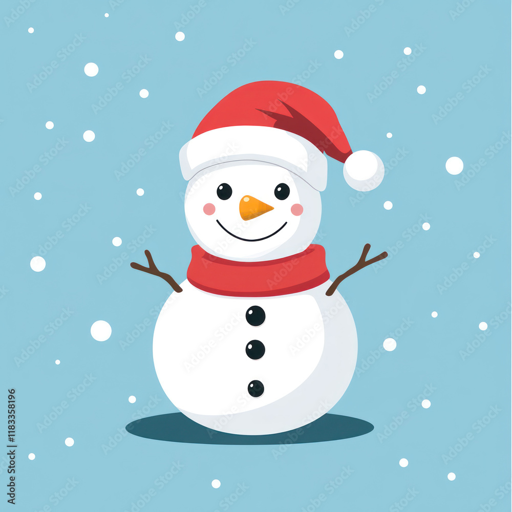 snowman with christmas tree snowman with christmas tree