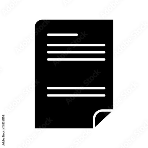 essay glyph icon