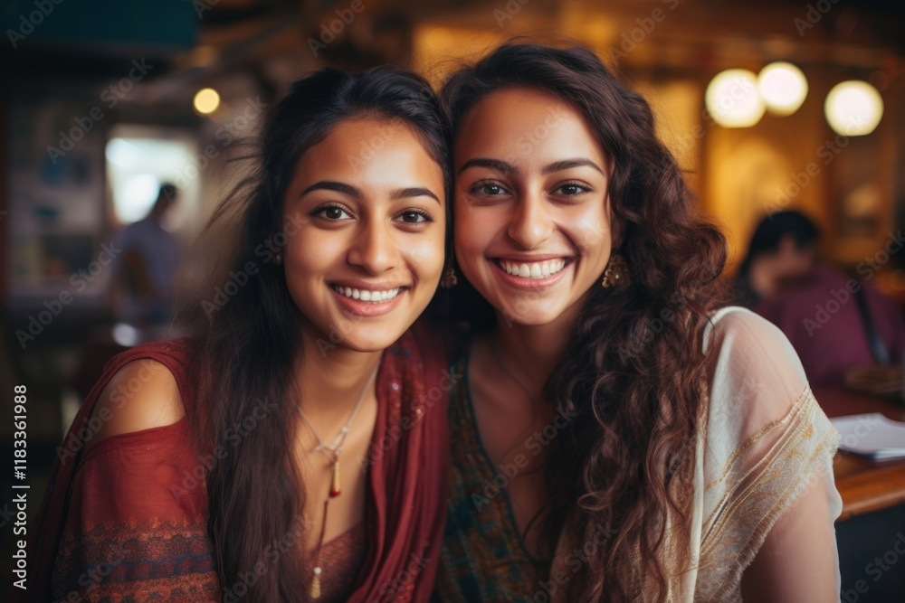 South Asian young women portrait smiling smile. South Asian young women portrait smiling smile.