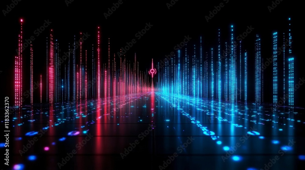Illustration showcasing AI imperatives and risks with a futuristic cityscape, highlighting ethical dilemmas, technological advancements, and human-machine collaboration Illustration showcasing AI imperatives and risks with a futuristic cityscape, highlighting ethical dilemmas, technological advancements, and human-machine collaboration