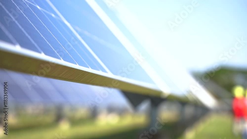 Solar panel(solar cell) follow sun systems, alternative energy to conserve the world is power photovoltaic module for clean electric production to green energy and renewable energy.