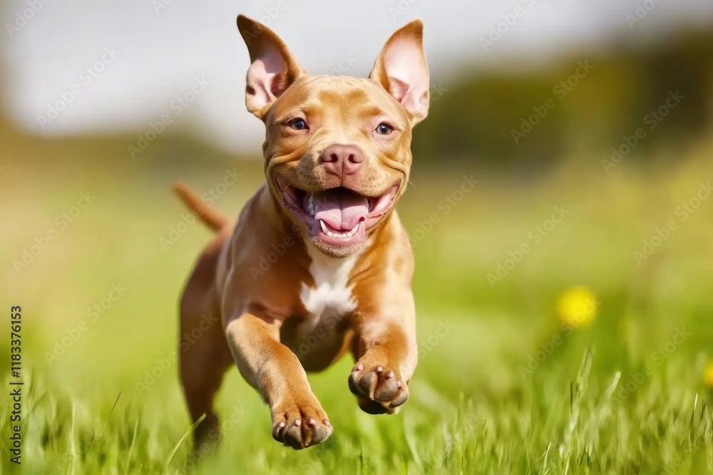 Pitbull Terrier dog pitbull running outdoor. Pitbull Terrier dog pitbull running outdoor.