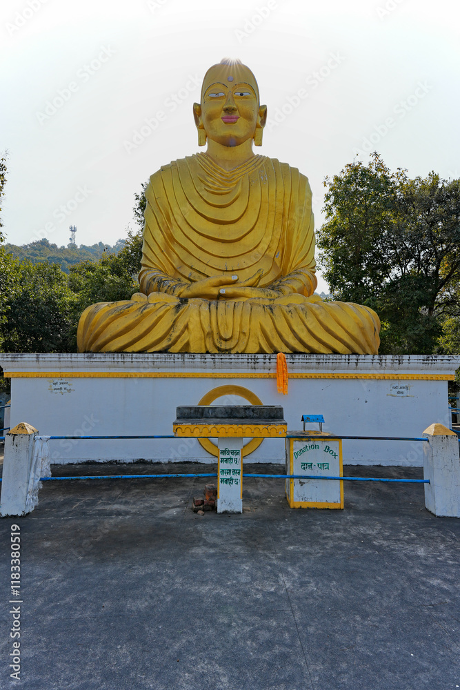 Majestic Buddha statue in Dhulikhel
