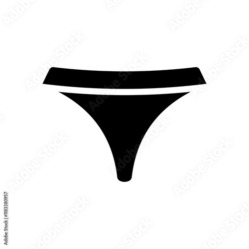 panties underwear icon vector design template