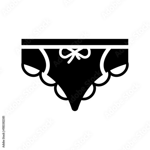  panties underwear icon vector design template