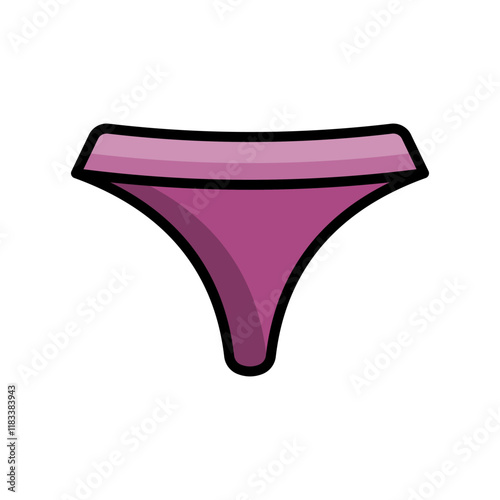  panties underwear icon vector design template