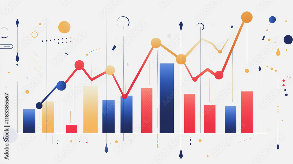 Abstract business man stands on the peak of success amid tall, innovative Smart city and graphs with statistics to analyze business potential and predict future developments in company growth. Abstract business man stands on the peak of success amid tall, innovative Smart city and graphs with statistics to analyze business potential and predict future developments in company growth.