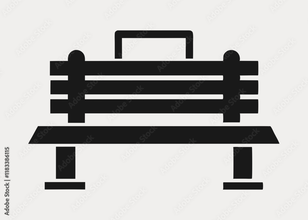 park bench, stylized cityscape, minimalist design, black and white illustration, geometric shapes, urban landscape, skyline silhouette, trees, iconic buildings, simple lines, graphic art, vector style park bench, stylized cityscape, minimalist design, black and white illustration, geometric shapes, urban landscape, skyline silhouette, trees, iconic buildings, simple lines, graphic art, vector style