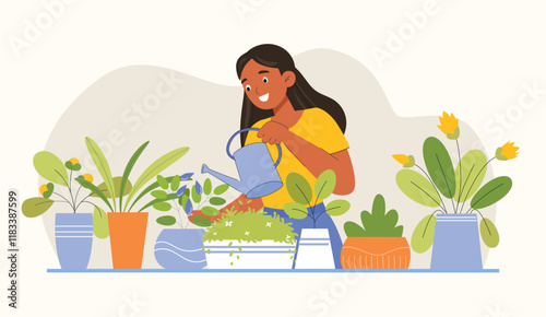 Donation drive illustration promoting acts of kindness and community involvement.