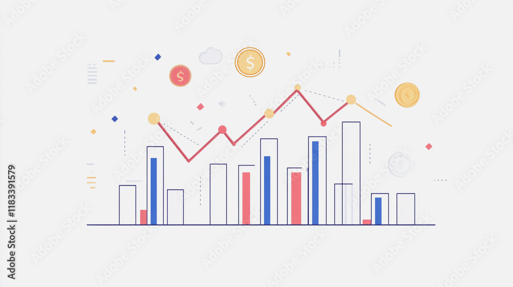 Abstract business man stands on the peak of success amid tall, innovative Smart city and graphs with statistics to analyze business potential and predict future developments in company growth. Abstract business man stands on the peak of success amid tall, innovative Smart city and graphs with statistics to analyze business potential and predict future developments in company growth.