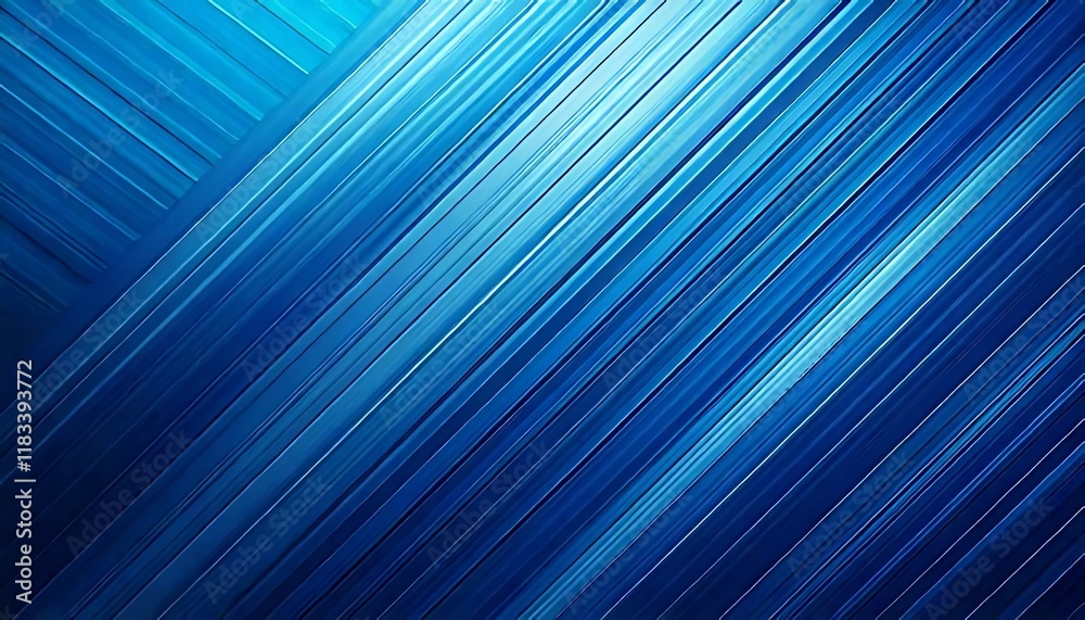 Diagonal blue lines create a modern abstract, layered, and dynamic look.