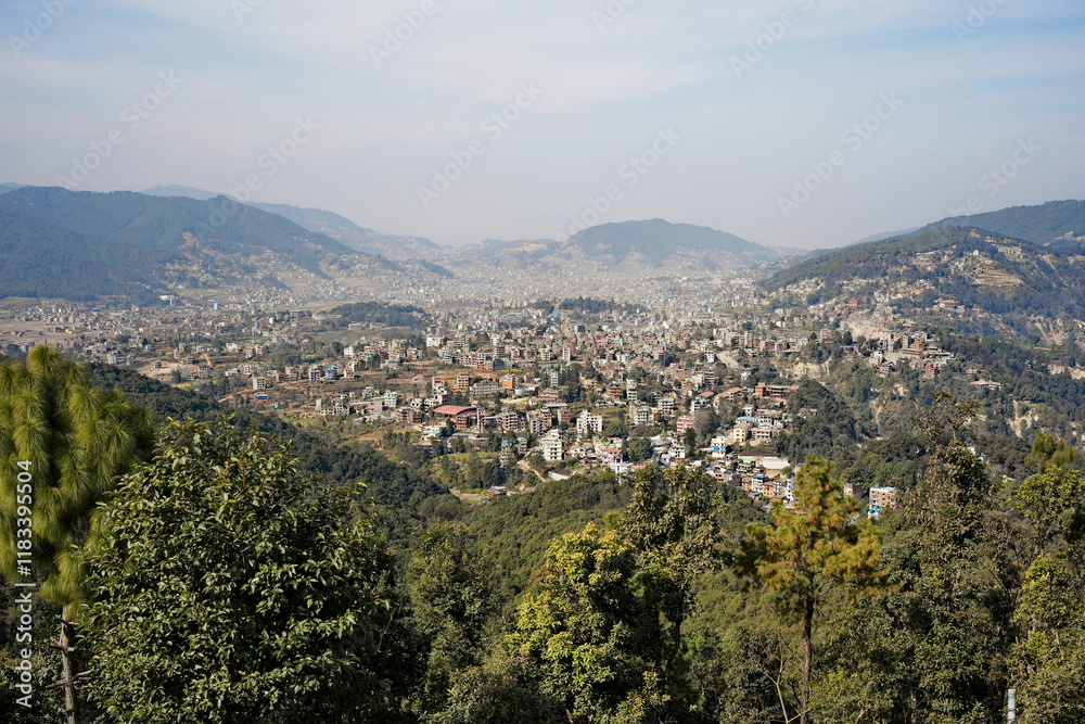 Panoramic view of the roofs of the world Panoramic view of the roofs of the world
