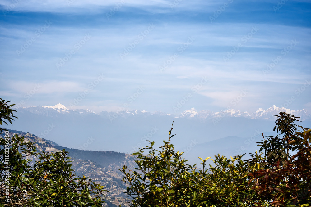 Panoramic view of the roofs of the world