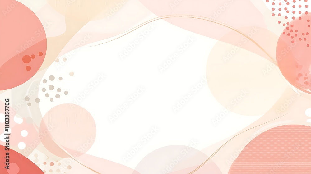 Abstract Pink and Peach Geometric Background Design Abstract Pink and Peach Geometric Background Design