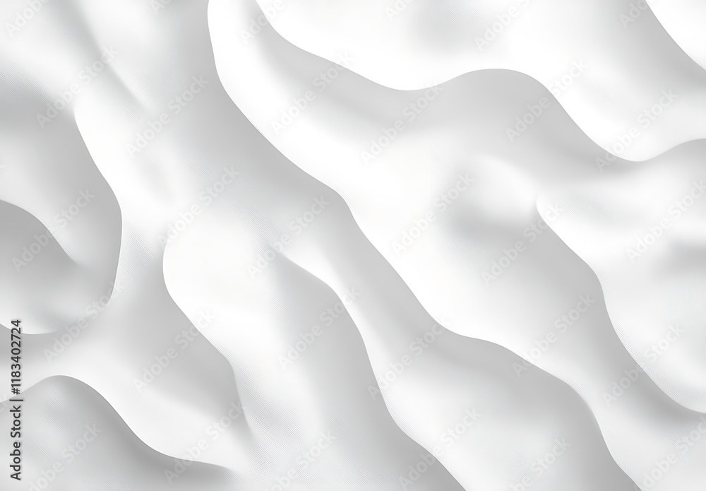 Naklejka premium White paper texture abstract background with a soft grain