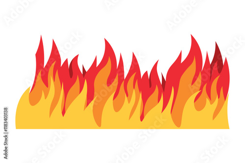 Stylish Fire Background Borders for Visual Impact, burning flame, fiery texture, flames pattern, fire elements, heat design, hot background