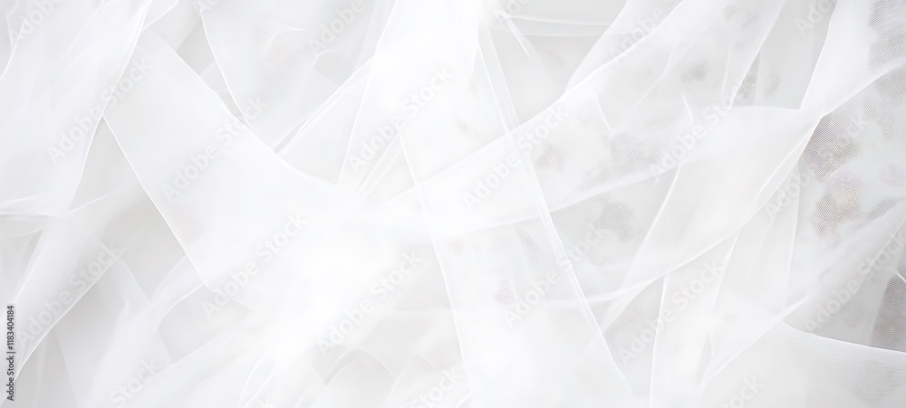 Obraz premium White tulle fabric texture background