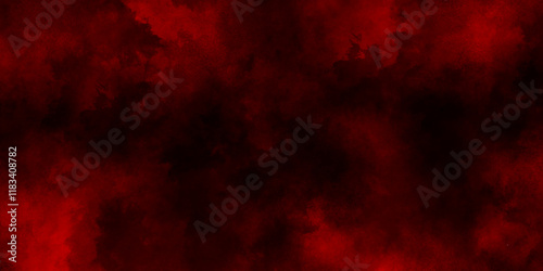 seamless red watercolor artist Mural wallpaper texture with stains, grainy and grunge red watercolor vector art background, Modern abstract red texture, Red Smoke Like Cloud Wave Effect On Black.