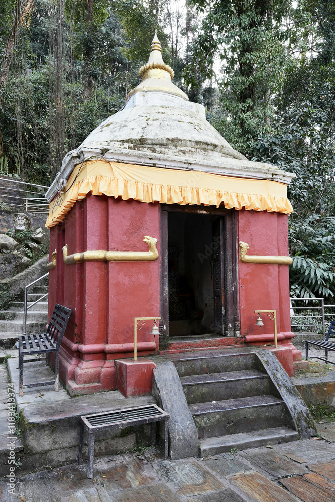 The peaceful shrine of Gaukhureshowr Mahadev in Dhulikhel
