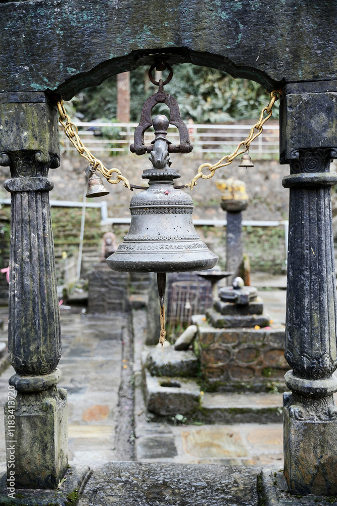 The peaceful shrine of Gaukhureshowr Mahadev in Dhulikhel
