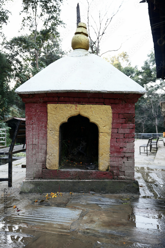 The peaceful shrine of Gaukhureshowr Mahadev in Dhulikhel