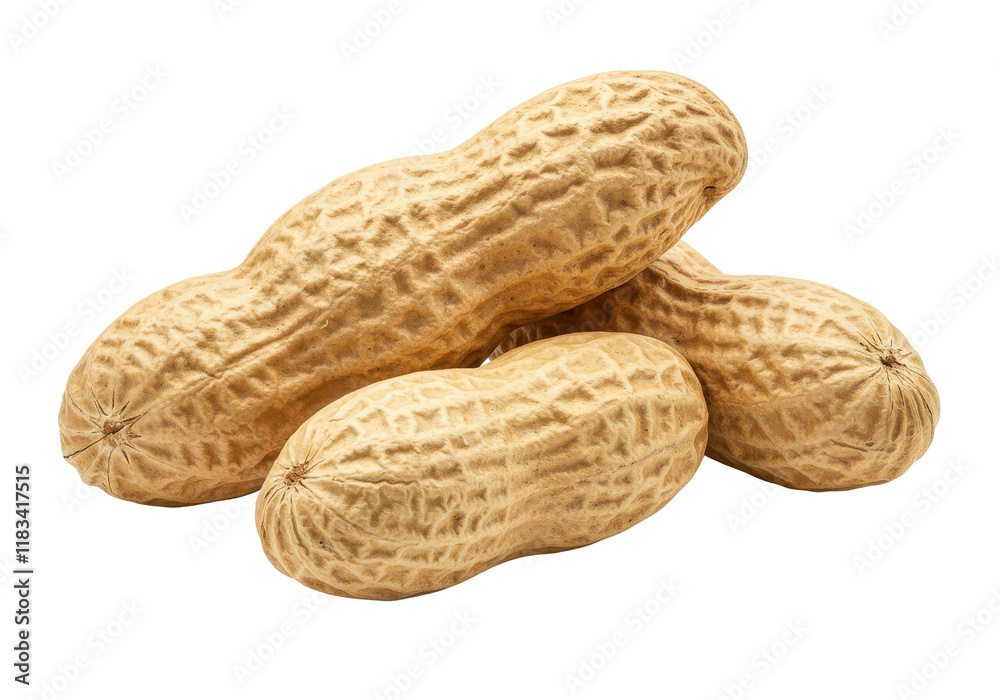 Big peanut set isolated on white background, no depth of field, sharp. Big peanut set isolated on white background, no depth of field, sharp.