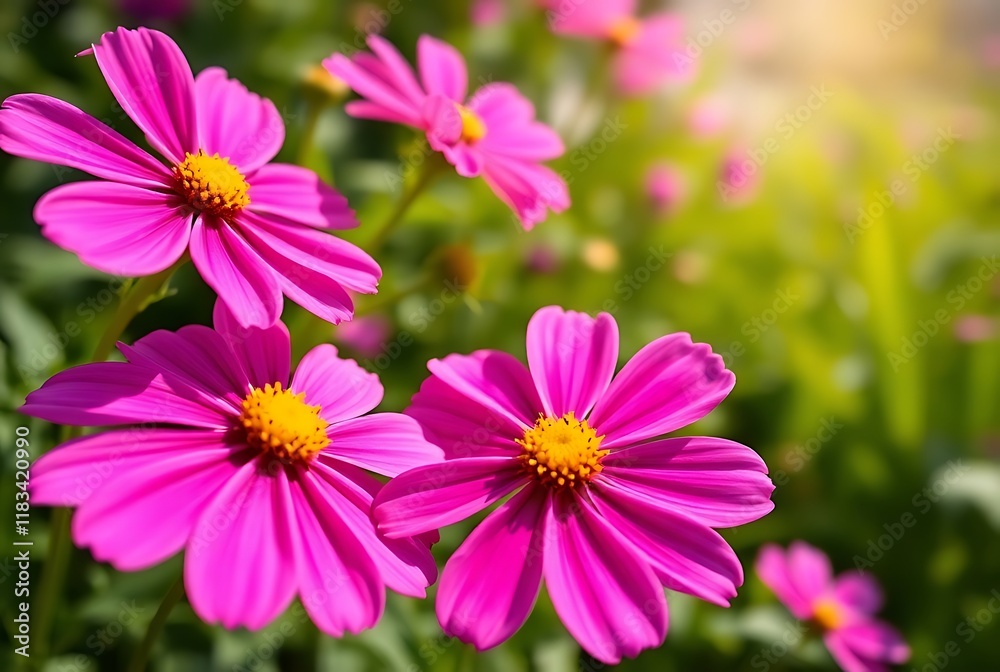 Cosmos Flower has two species - Cosmos bipinnatus and Cosmos sulphureus Cosmos Flower has two species - Cosmos bipinnatus and Cosmos sulphureus