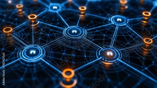 Digital abstract artwork with dynamic data flows and glowing particles, representing the invisible yet powerful network of data that underpins modern technology and communication