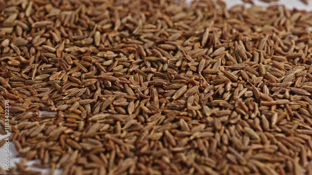 cumin seeds or jeera close up, parallax shot, 4k cumin seeds or jeera close up, parallax shot, 4k