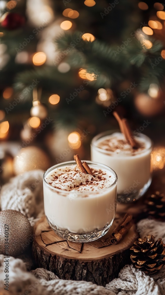 Cozy Christmas Eggnog: Festive Holiday Drink Recipe Cozy Christmas Eggnog: Festive Holiday Drink Recipe