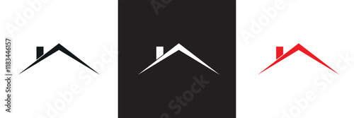 House or home roof icon. house top vector .  isolated on white and black background. vector illustration. EPS 10