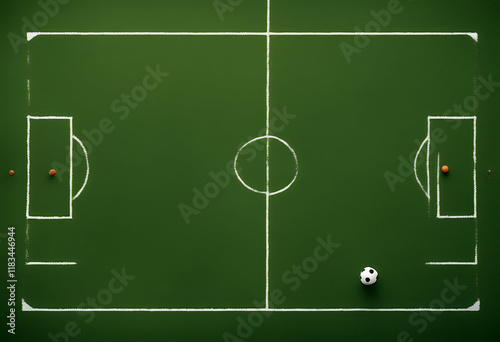 soccer grass marking view top ball football edge background turf artificial border center corner game green   photo