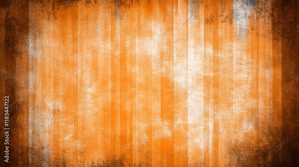Fototapeta premium Textured orange vertical stripes with a grunge effect, creating a warm and dynamic background for various design projects