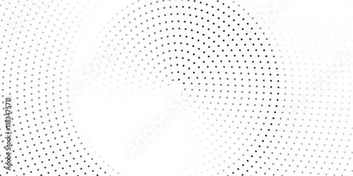 Halftone gradient. Dotted gradient, smooth dots spraying and halftones dot background seamless horizontal geometric pattern vector template set.