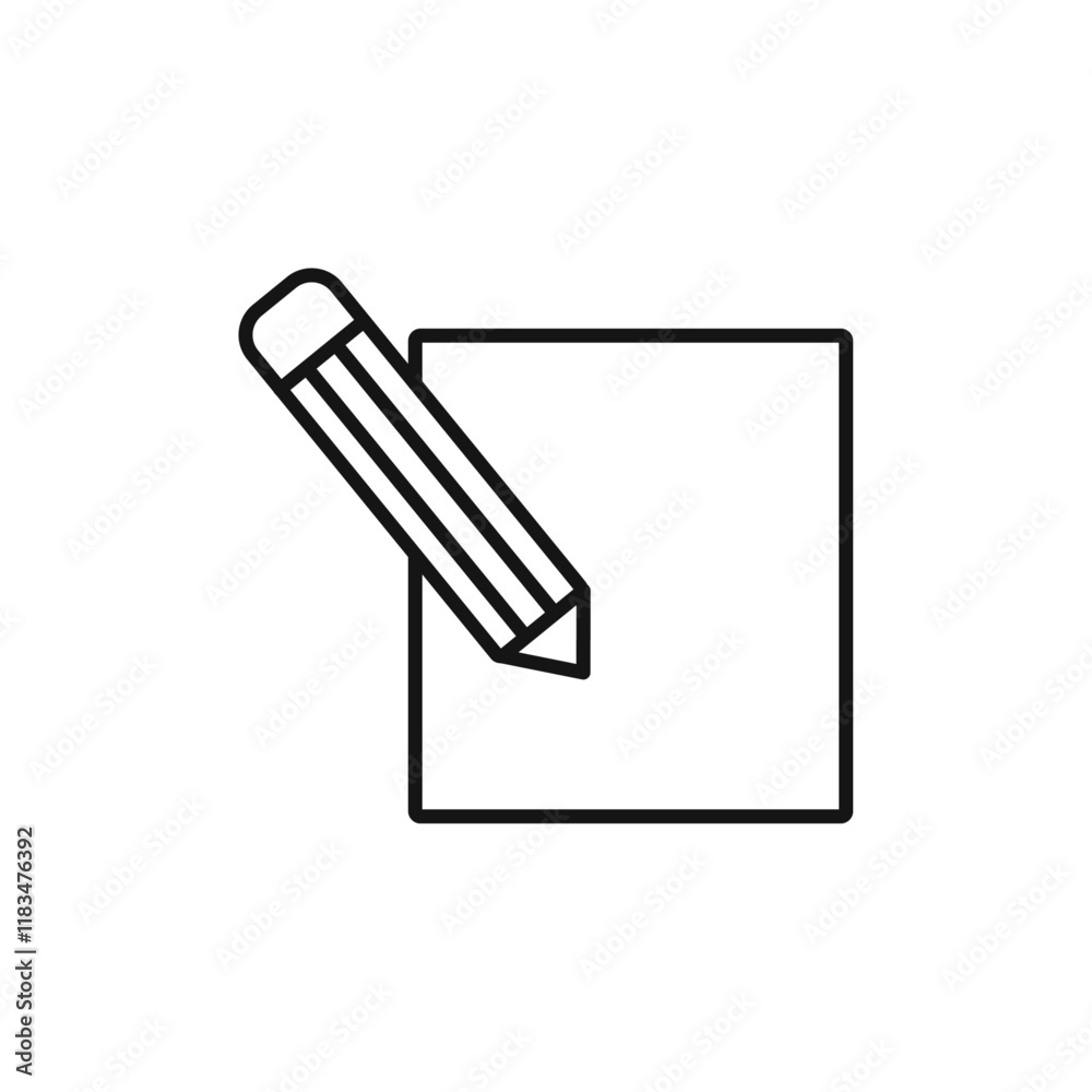 Edit icon Isolated flat vector in outline Edit icon Isolated flat vector in outline