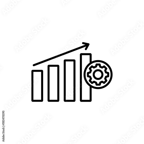 Improvement icon Isolated flat vector in outline
