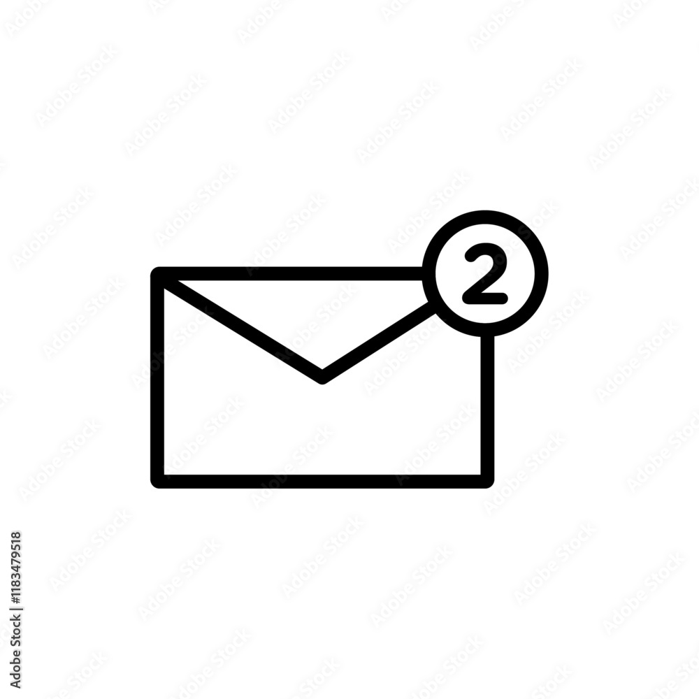 Message icon Isolated flat vector in outline Message icon Isolated flat vector in outline
