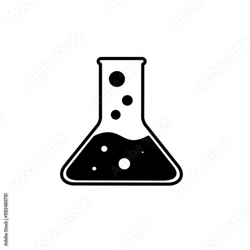 flat icon vector chemical test tube