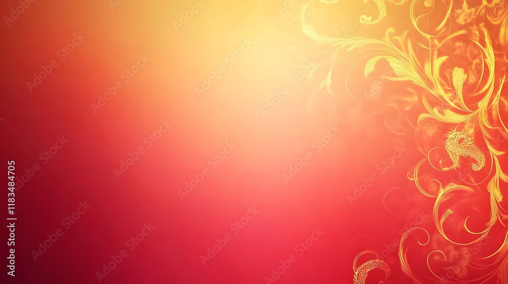 A vibrant gradient background featuring ornate floral designs in warm colors. A vibrant gradient background featuring ornate floral designs in warm colors.
