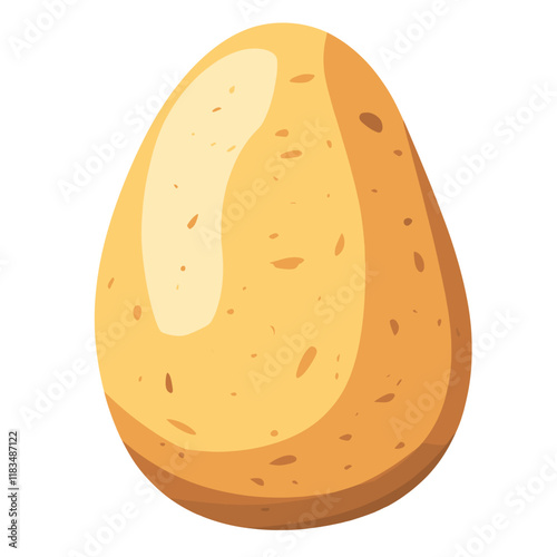 Potato illustration simple design vector