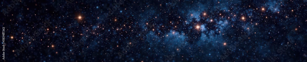 Inky black canvas dotted with brilliant, sparkling stars , Milky Way, dark night Inky black canvas dotted with brilliant, sparkling stars , Milky Way, dark night
