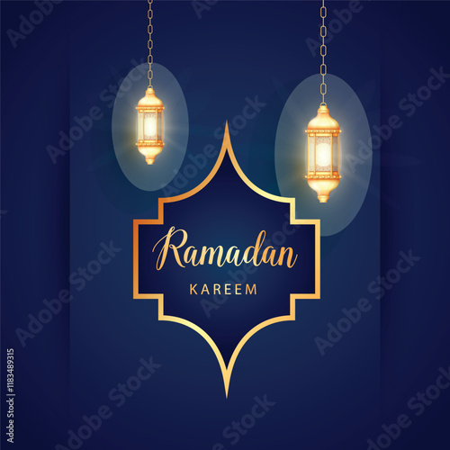 Ramadan Kareem Islamic festival celebration decorative background