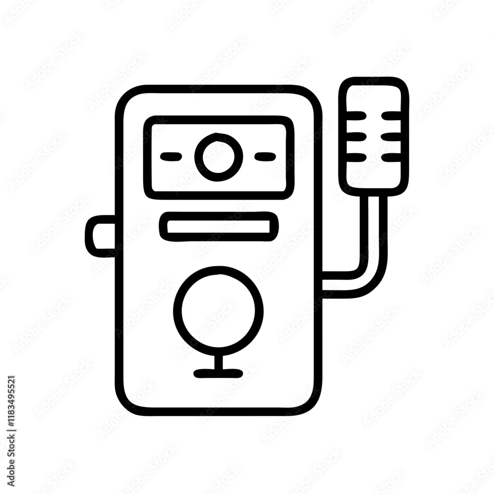 recording device icon, electronics line art, electronics vector - simple black line art icon of recording device perfect for logos, and electronics-themed designs. recording device icon, electronics line art, electronics vector - simple black line art icon of recording device perfect for logos, and electronics-themed designs.