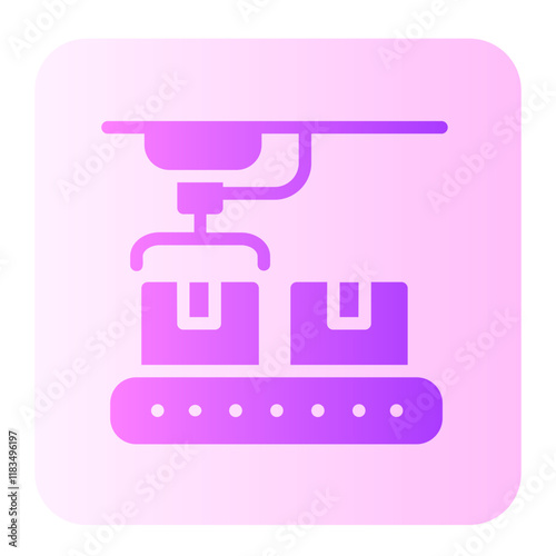 Mechanical Arm gradient icon