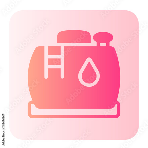 water tank gradient icon