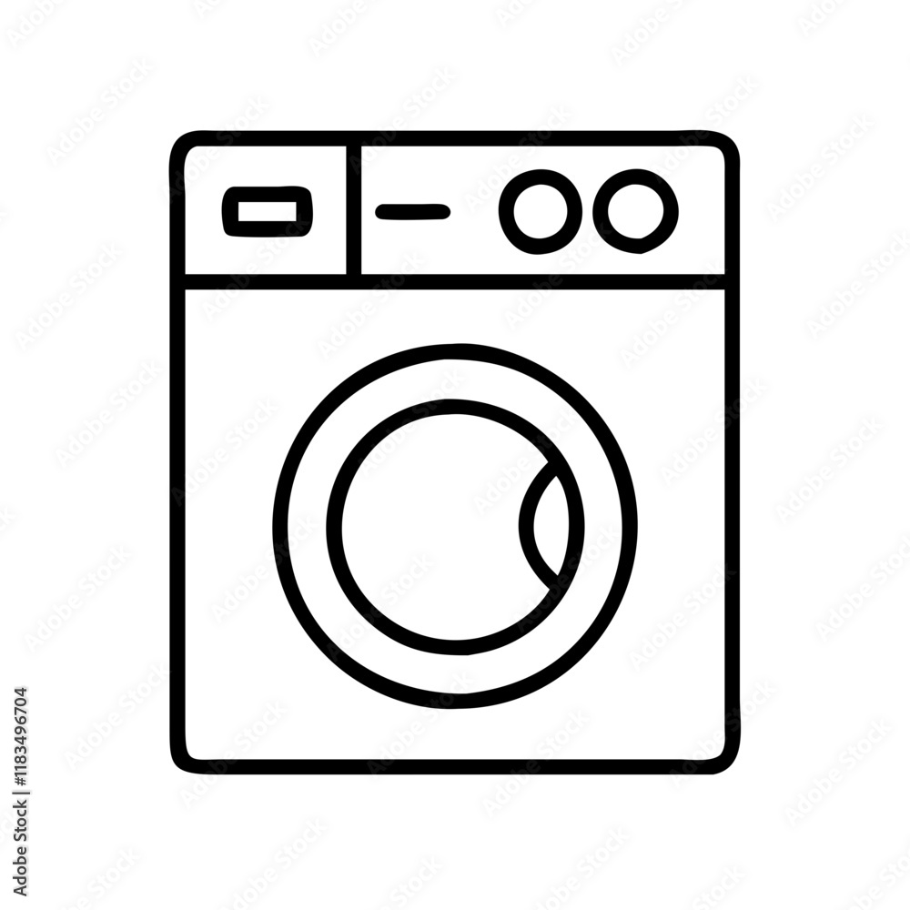 washing machine icon, electronics line art, electronics vector - simple black line art icon of washing machine perfect for logos, and electronics-themed designs. washing machine icon, electronics line art, electronics vector - simple black line art icon of washing machine perfect for logos, and electronics-themed designs.