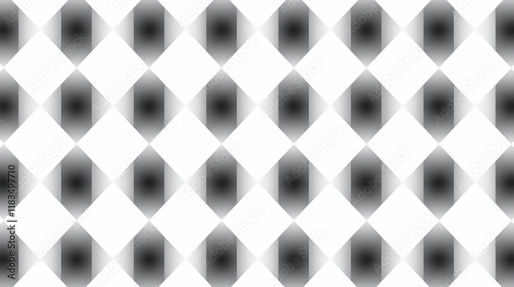 Fototapeta premium Seamless Checkered Pattern on Transparent Background for Versatile Design Use
