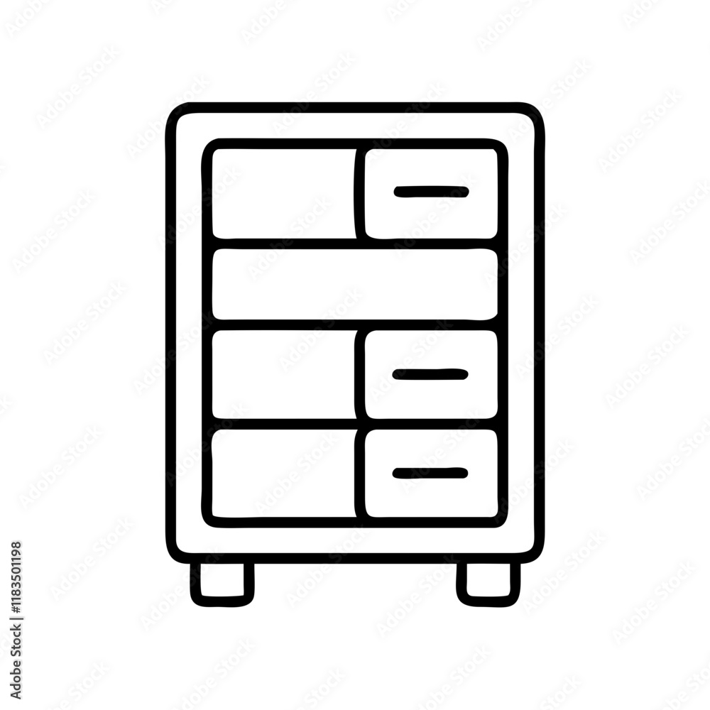 storage cabinet icon, furniture line art, furniture vector - simple black line art icon of storage cabinet perfect for logos, and furniture-themed designs. storage cabinet icon, furniture line art, furniture vector - simple black line art icon of storage cabinet perfect for logos, and furniture-themed designs.