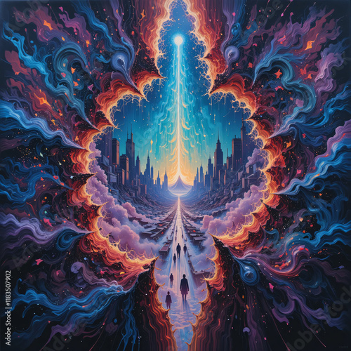 fractal flame background