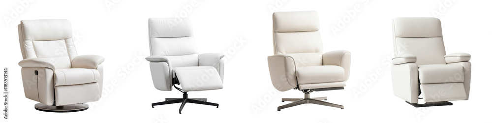 Luxurious leather swivel recliner chair in a modern ergonomic design perfect for a relaxing and productive work environment whether in a home office executive suite or professional corporate setting Luxurious leather swivel recliner chair in a modern ergonomic design perfect for a relaxing and productive work environment whether in a home office executive suite or professional corporate setting